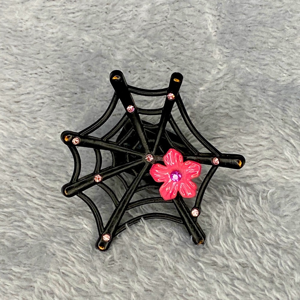 Betsey Johnson Spider Web Ring